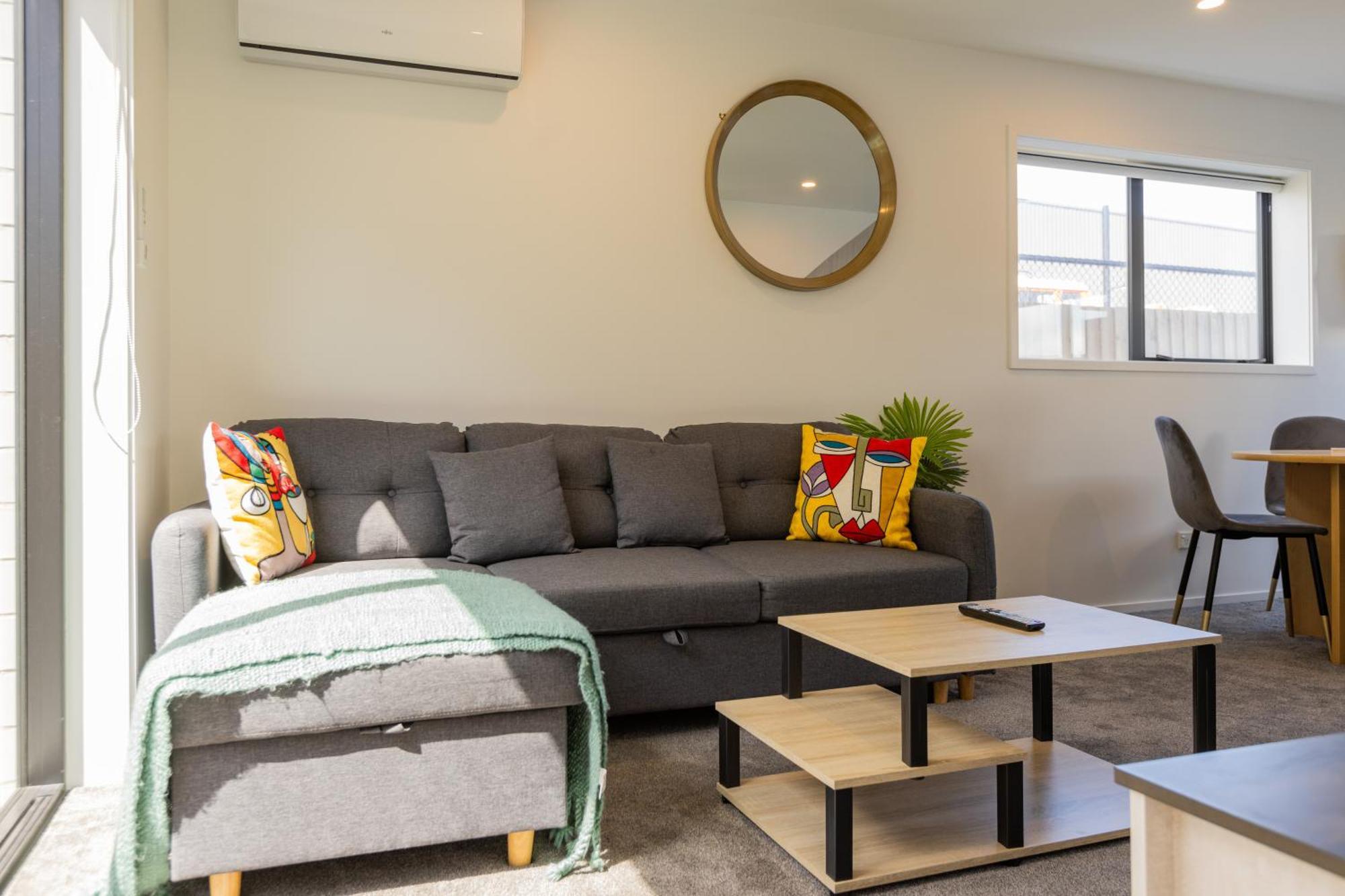 Luxury 2 Bedroom Townhouse By Hagley Park In Cbd 基督城 外观 照片