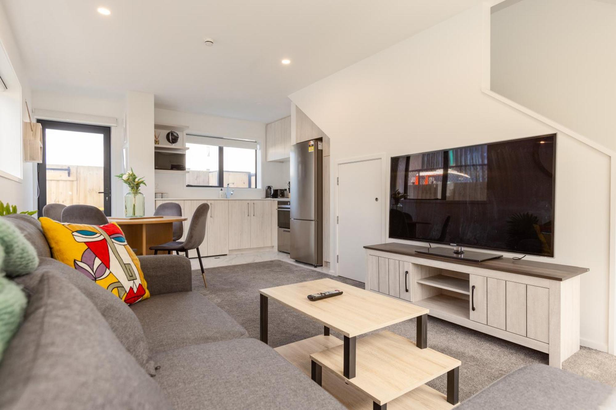 Luxury 2 Bedroom Townhouse By Hagley Park In Cbd 基督城 外观 照片