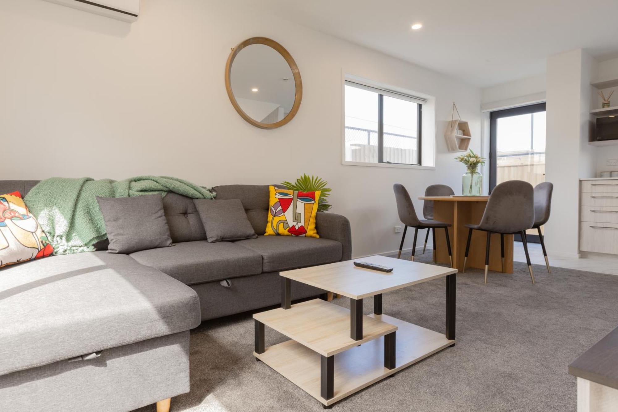 Luxury 2 Bedroom Townhouse By Hagley Park In Cbd 基督城 外观 照片